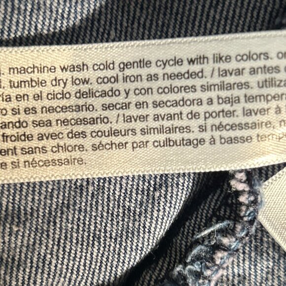 Eloquii SZ 22/24 Blue Denim Shacket Shirt Oversized Street Style Western Staple - Picture 9 of 9